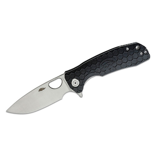 HB Drop Point Blade Knife Size: M - Black HB Drop Point Blade Knife Size: M - Black