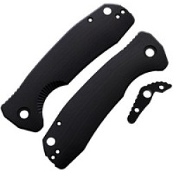 GHL-BLK G10 HANDLES W B/SPACER Black Size: L