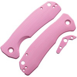 GHL-PNK G10 HANDLES W B/SPACER PINK Size: L